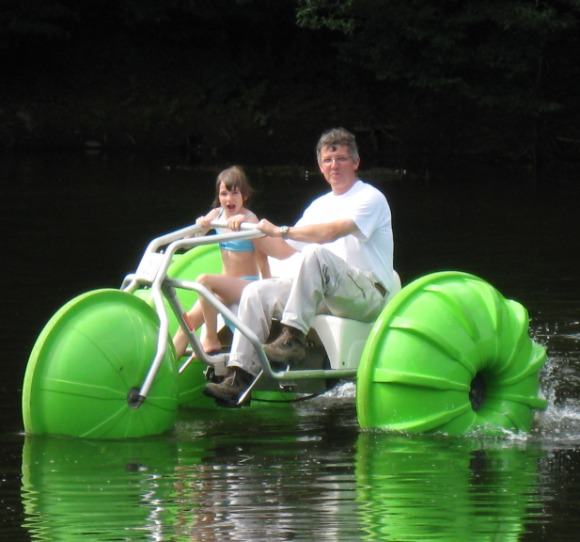 Aquabike belgische Ardennen recreatiecentrum Alle sur Semois Récréalle
